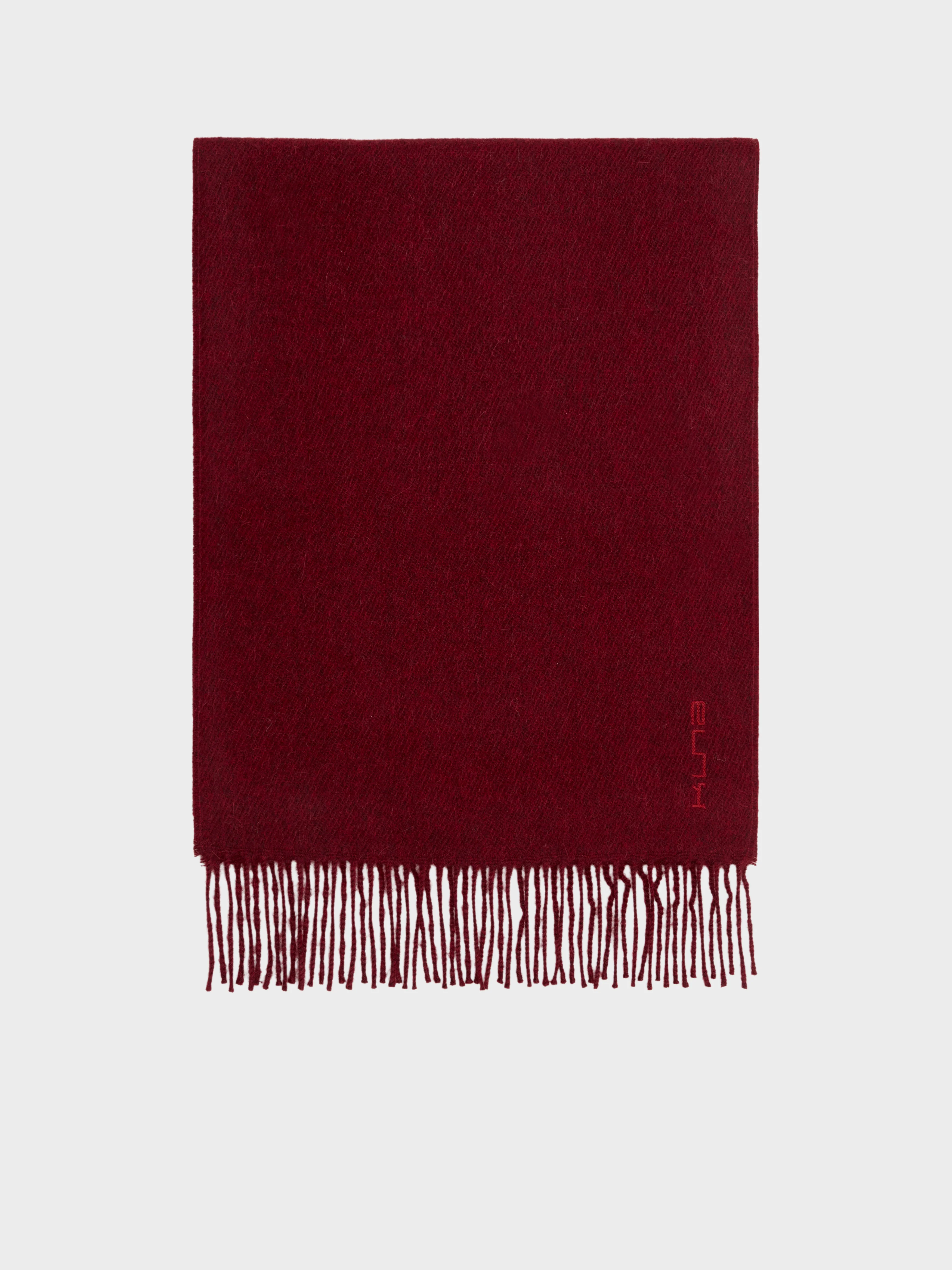 Zeta B Scarf Baby Alpaca Color Cherry - Image 2
