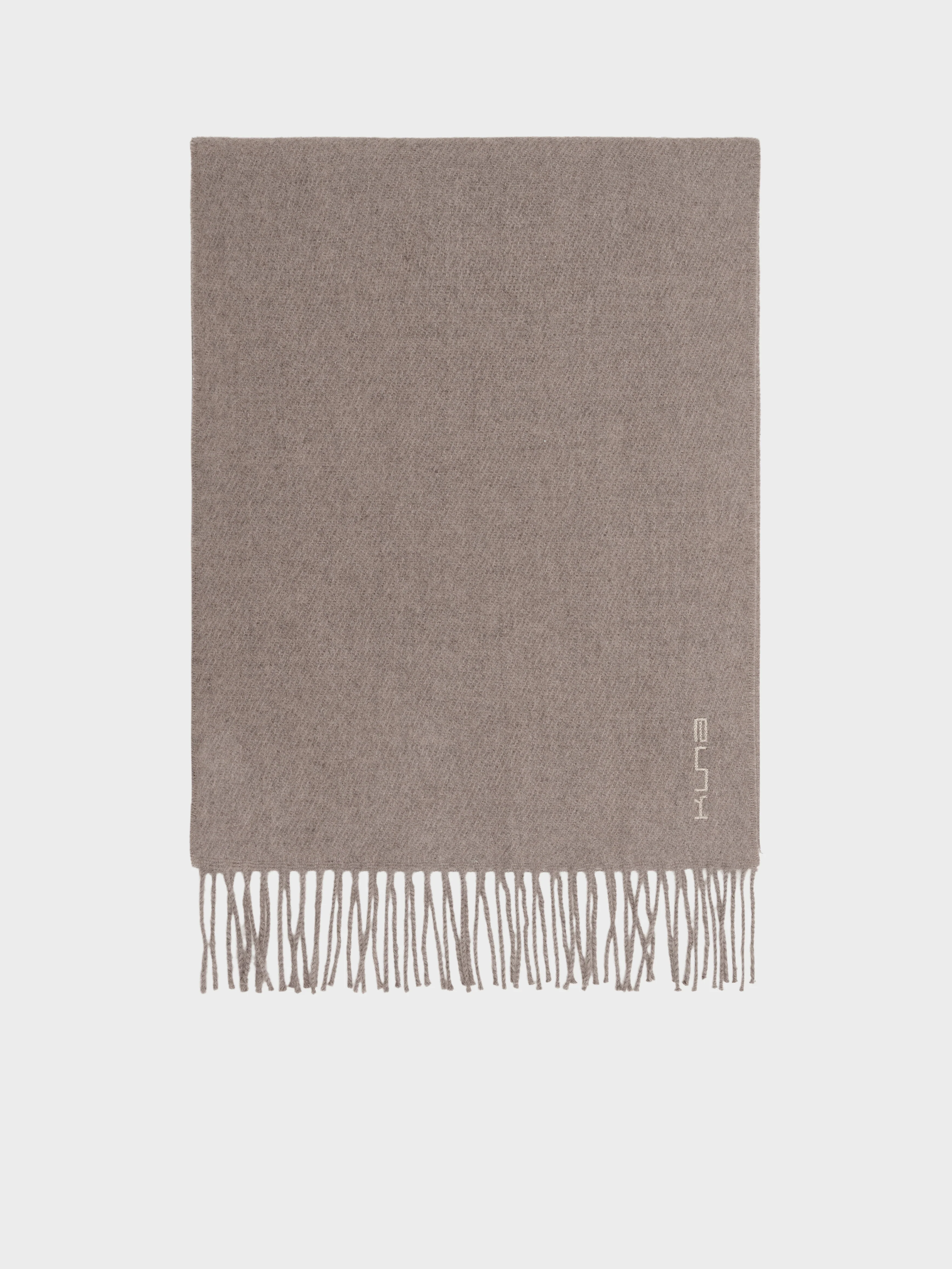 Zeta B Scarf Baby Alpaca Color Grey - Image 2