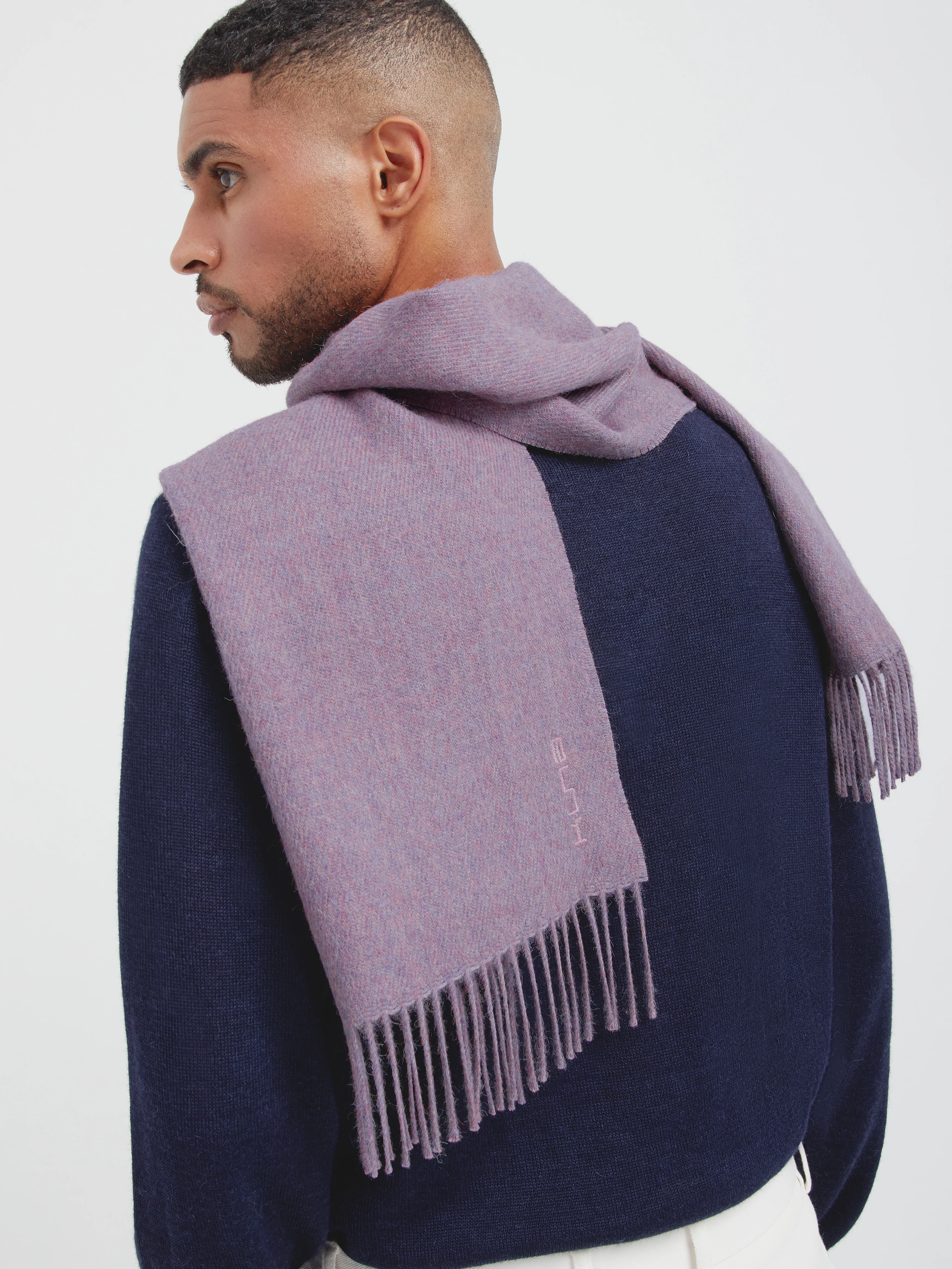 Zeta B Scarf Baby Alpaca Color Purple - Image 4