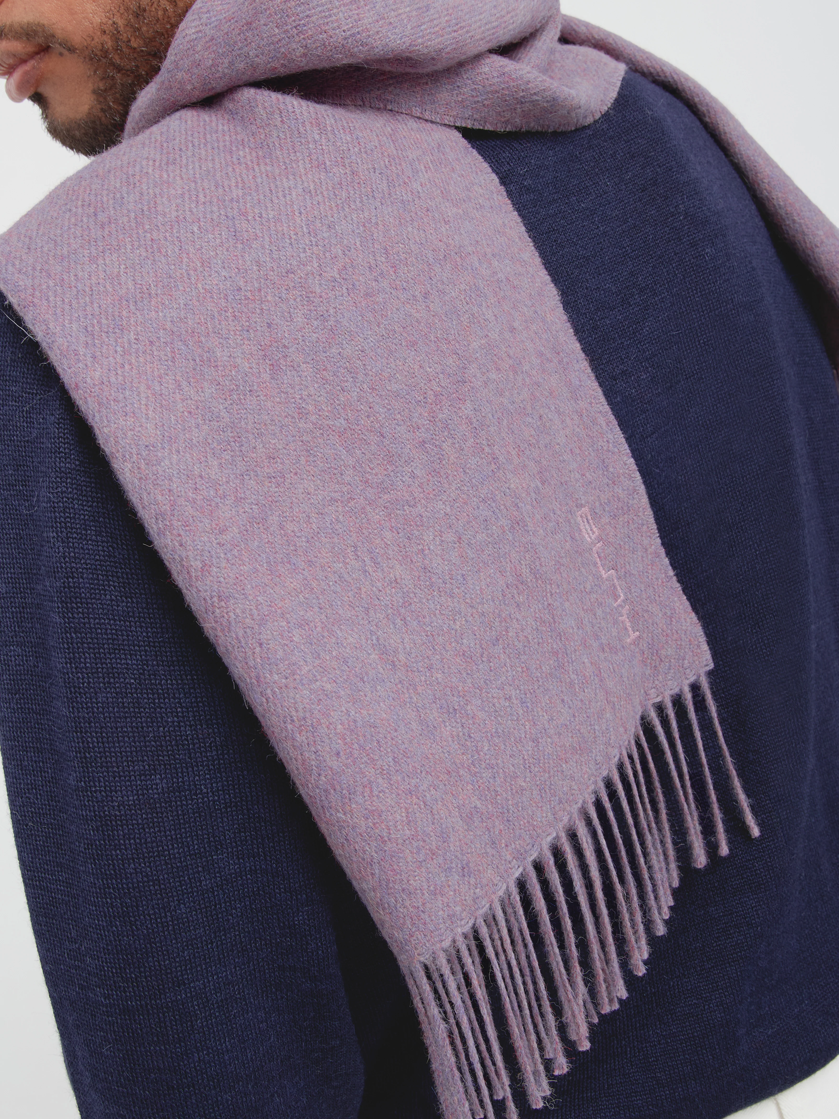 Zeta B Scarf Baby Alpaca Color Purple - Image 5