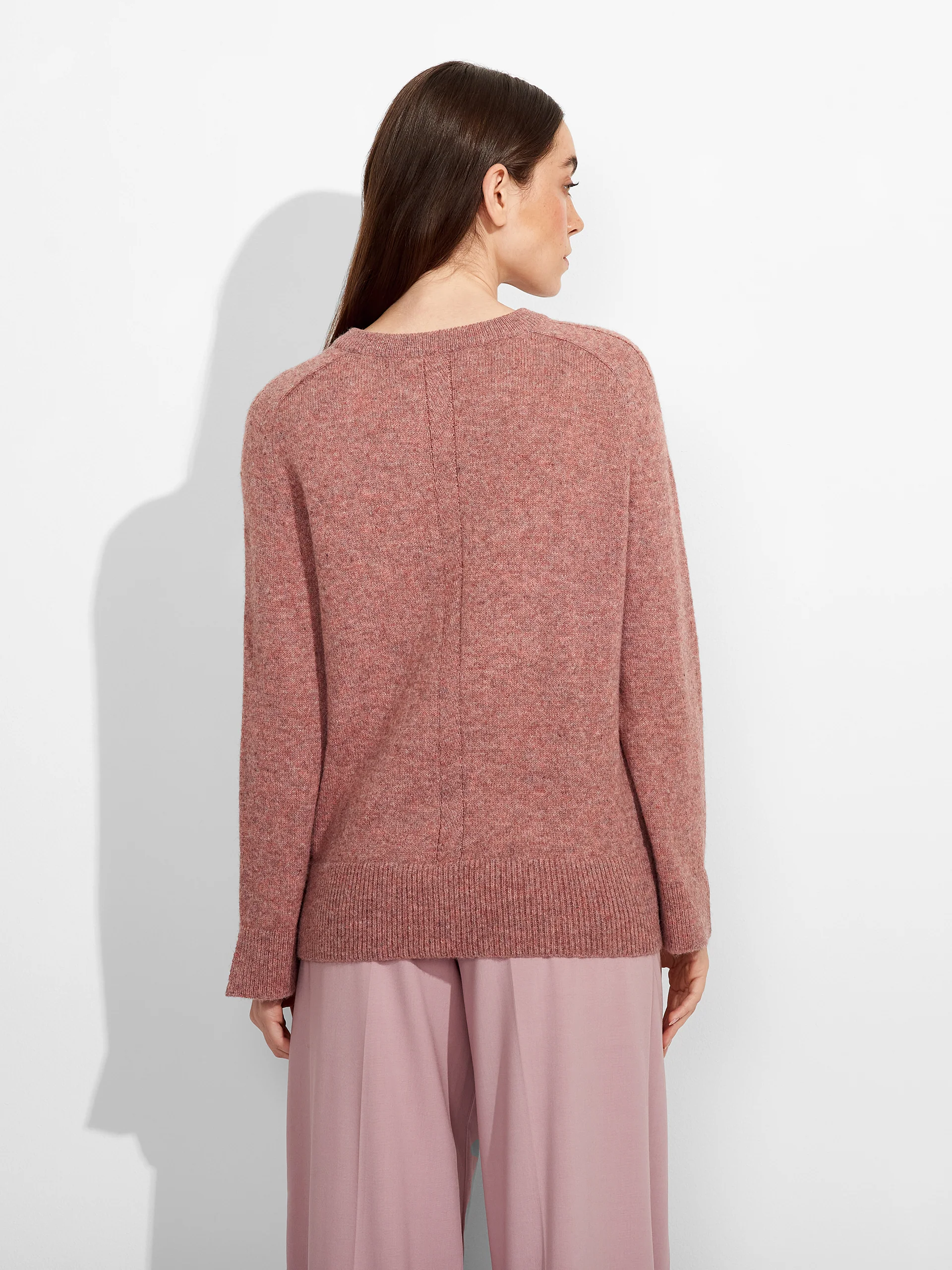 Zia Sweater Baby Alpaca Color Pink - Image 3