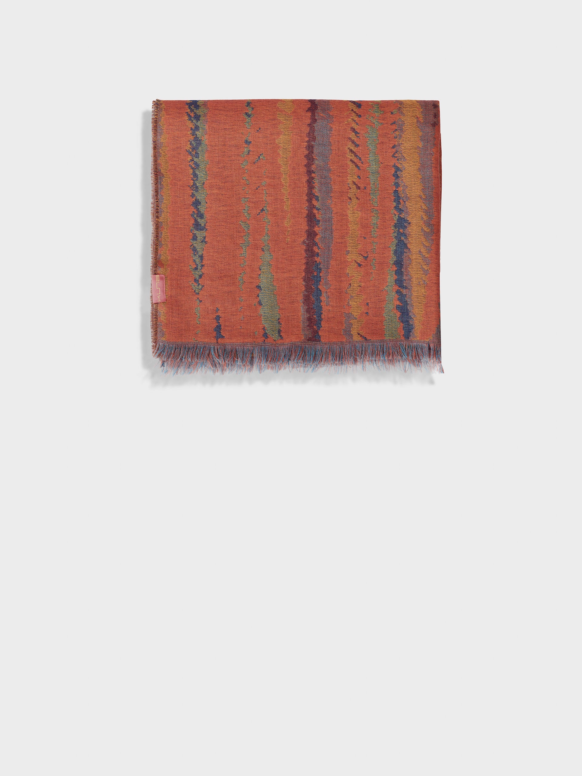 Zidny Shawl Baby Alpaca Color Orange - Image 2