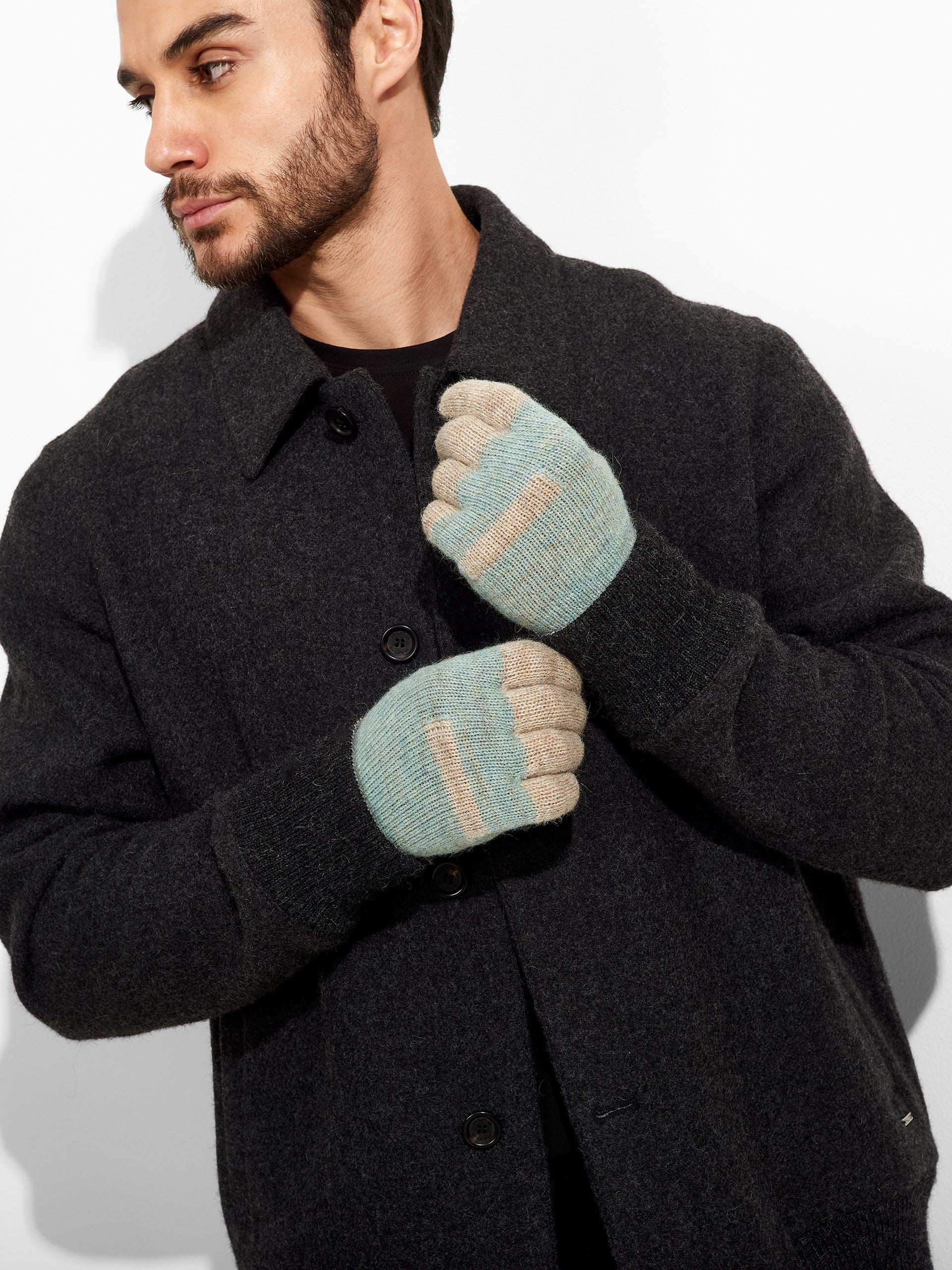 Zoe Gloves Baby Alpaca Color Ligth Blue - Image 5
