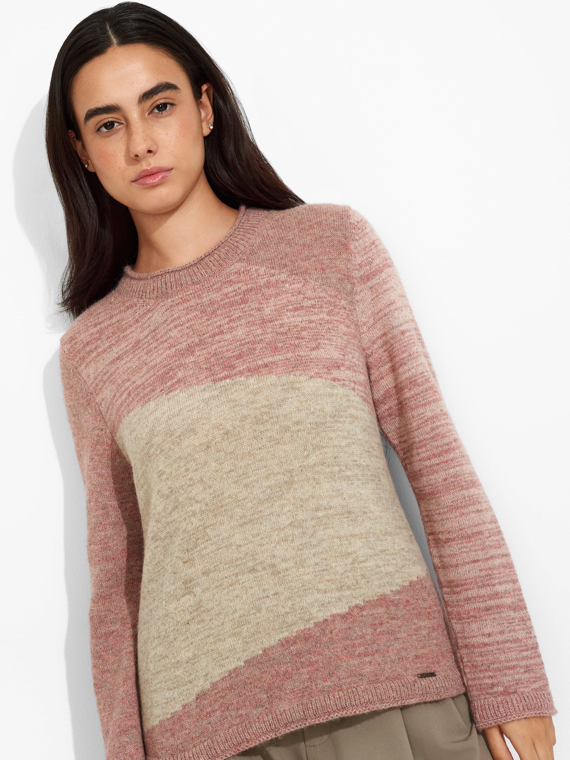 Zoe Sweater Baby Alpaca Color Pink - Image 5
