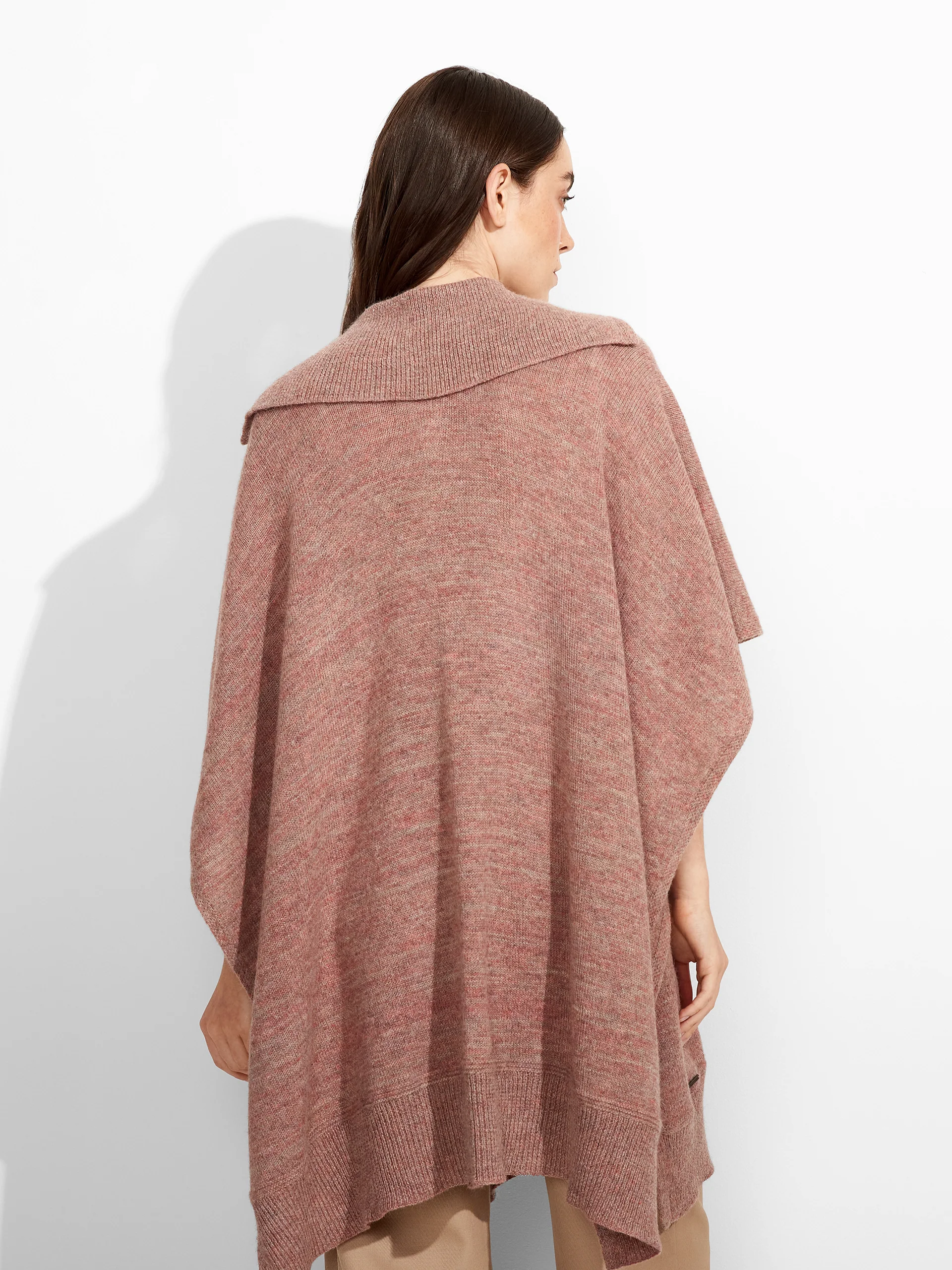 Zoila Poncho Baby Alpaca Color Pink - Image 3