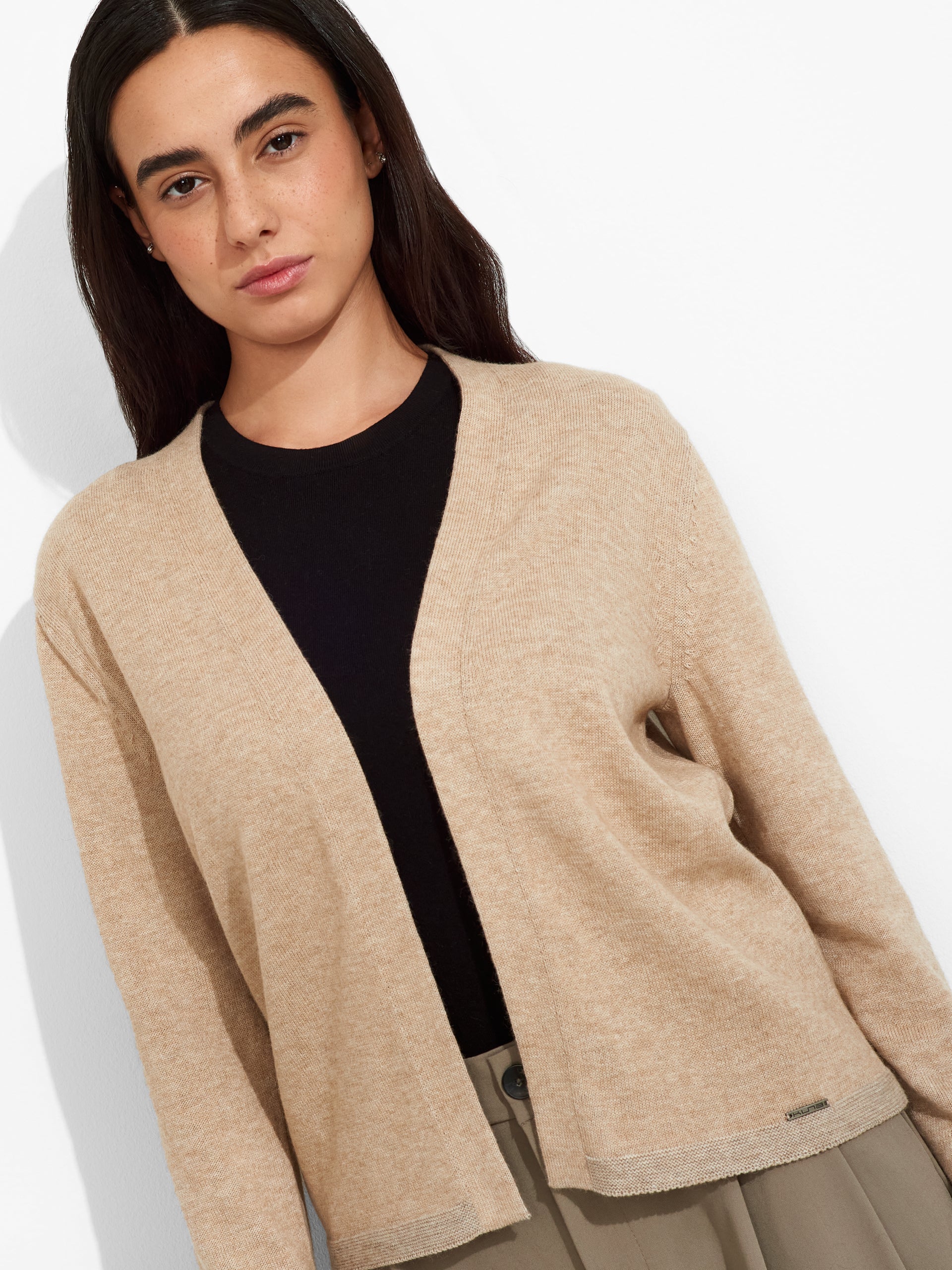 Zoraya Cardigan Cotton Color Beige - Image 5