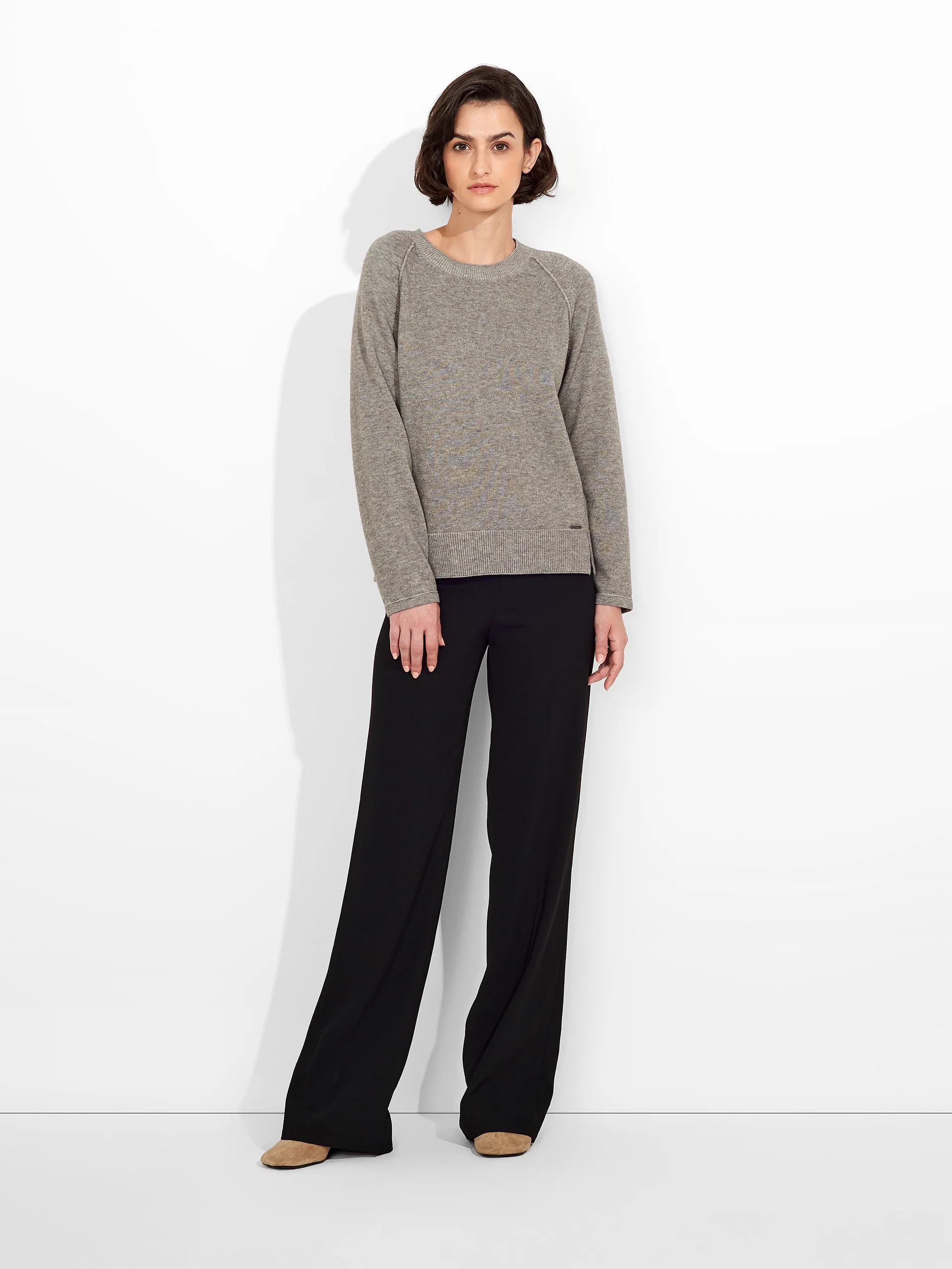 Zucca Sweater Cotton Color Grey - Image 4