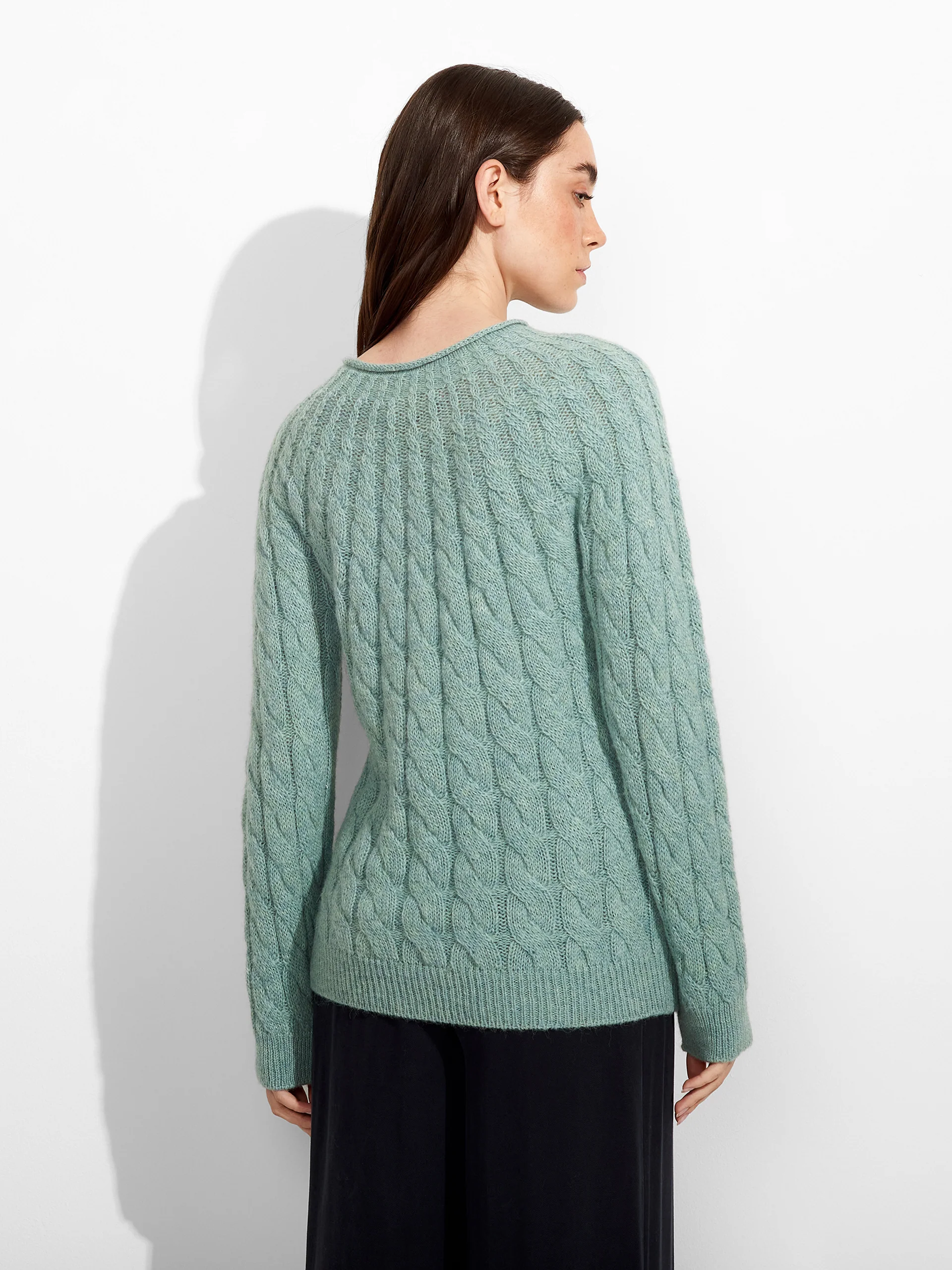 Zulema Sweater Baby Alpaca Color Ligth Blue - Image 3