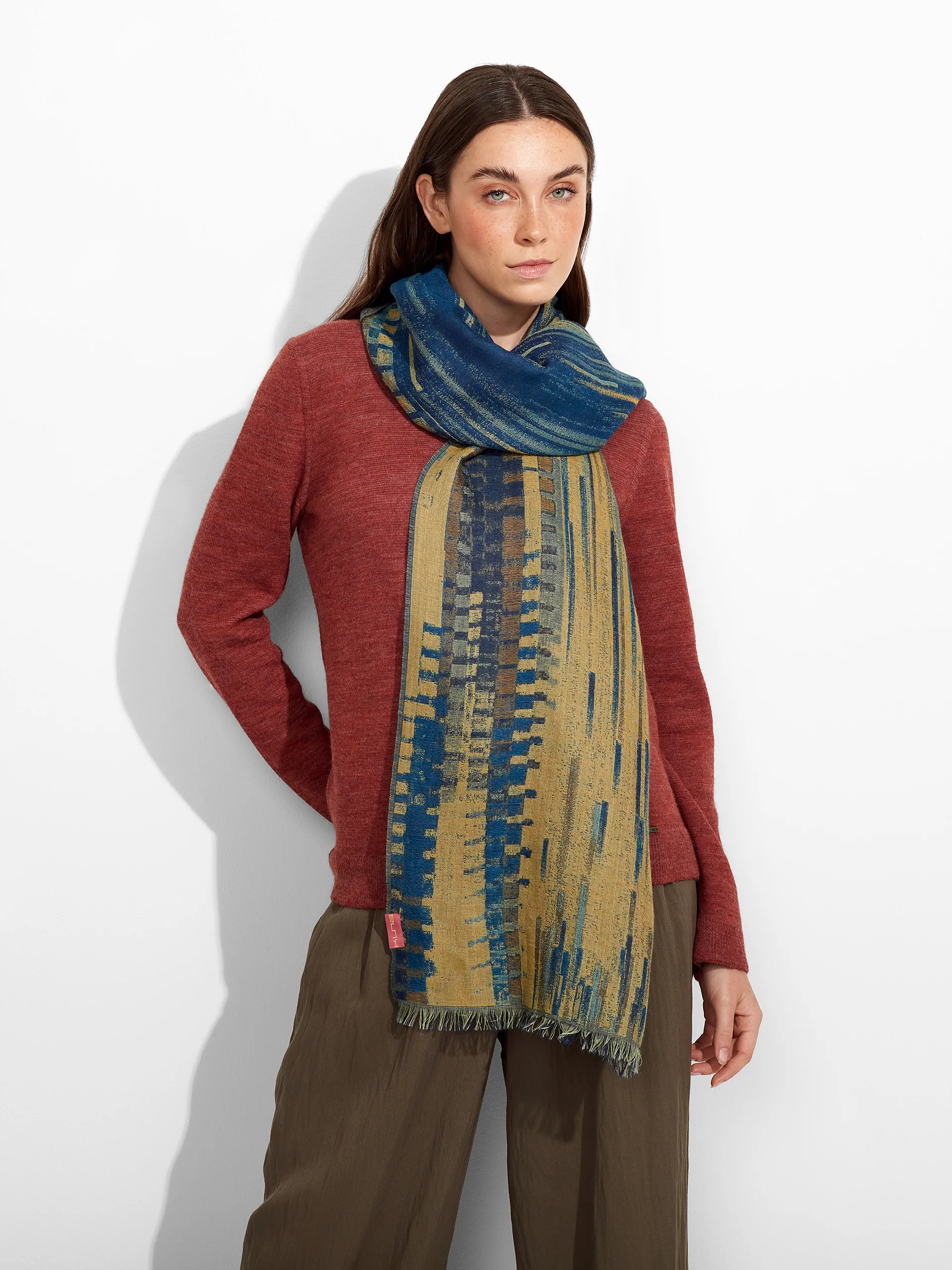 Zulett Shawl Baby Alpaca Color Ligth Blue