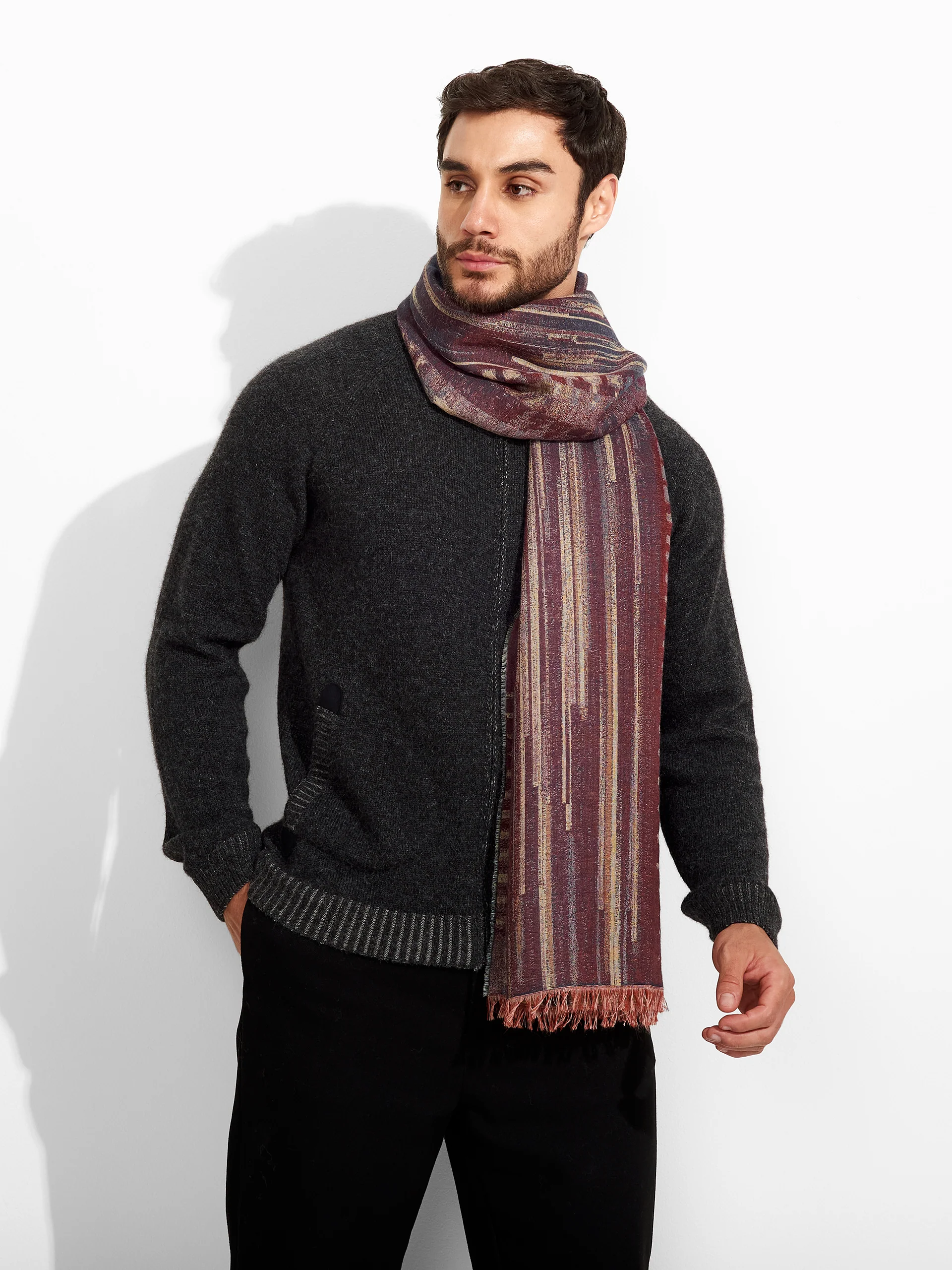 Zulett Shawl Baby Alpaca Color Multicolor - Image 4