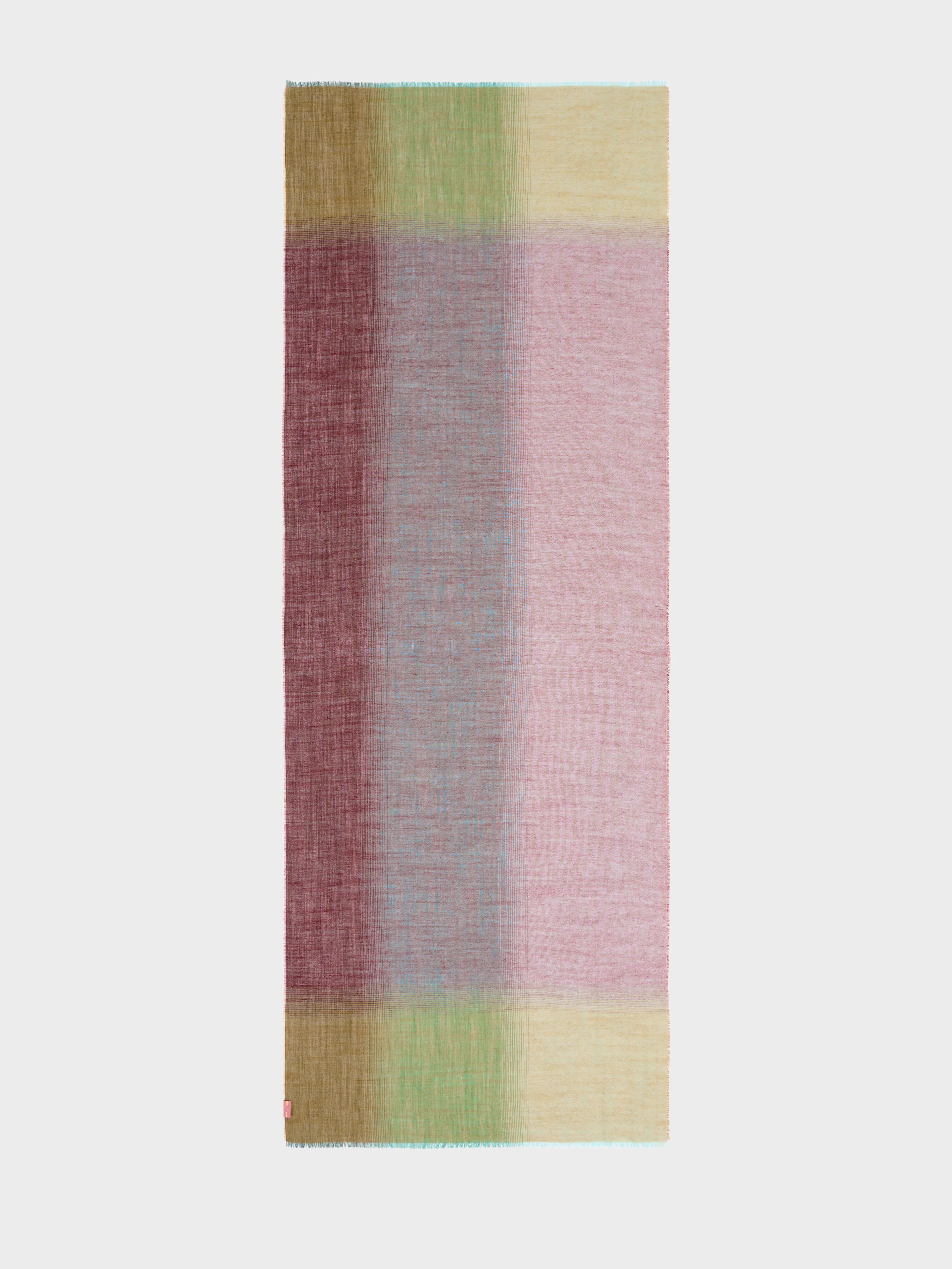 Zulma Shawl Baby Alpaca Color Cherry - Image 4