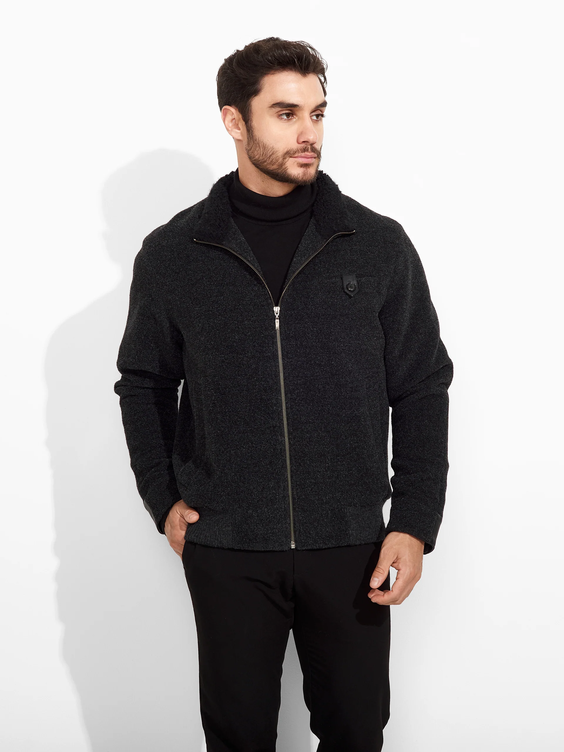 Zultan Jacket Wool Color Grey - Image 2