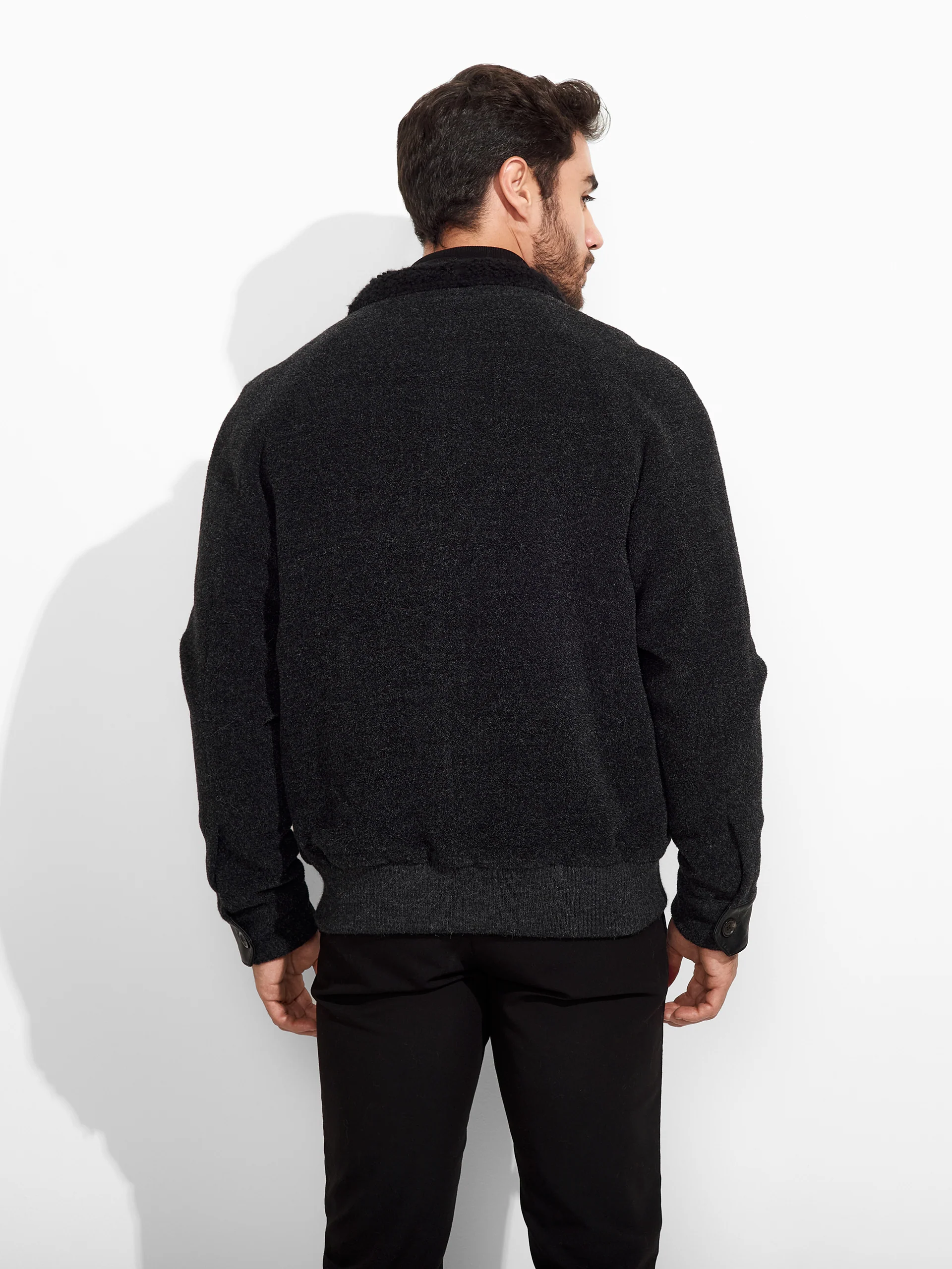 Zultan Jacket Wool Color Grey - Image 3