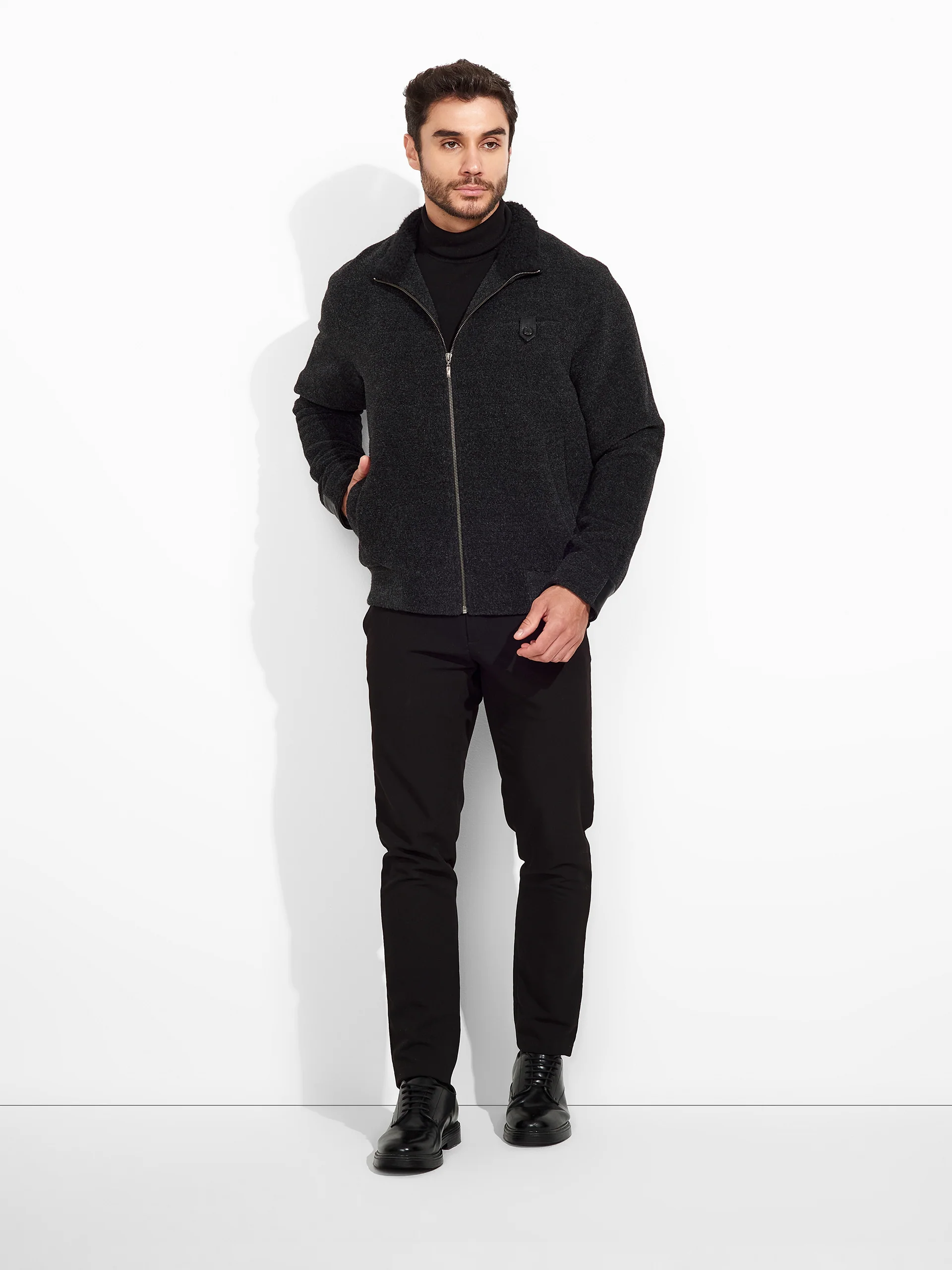 Zultan Jacket Wool Color Grey - Image 4