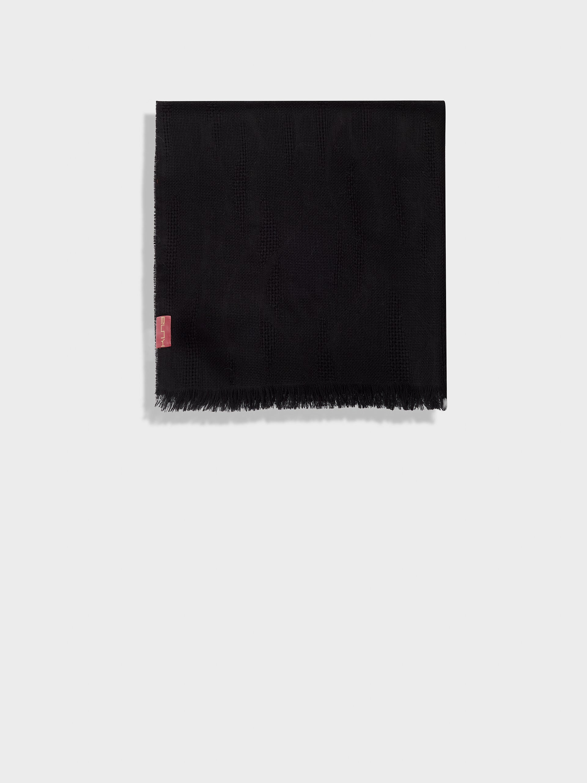 Zuniga Shawl Baby Alpaca Color Black - Image 2