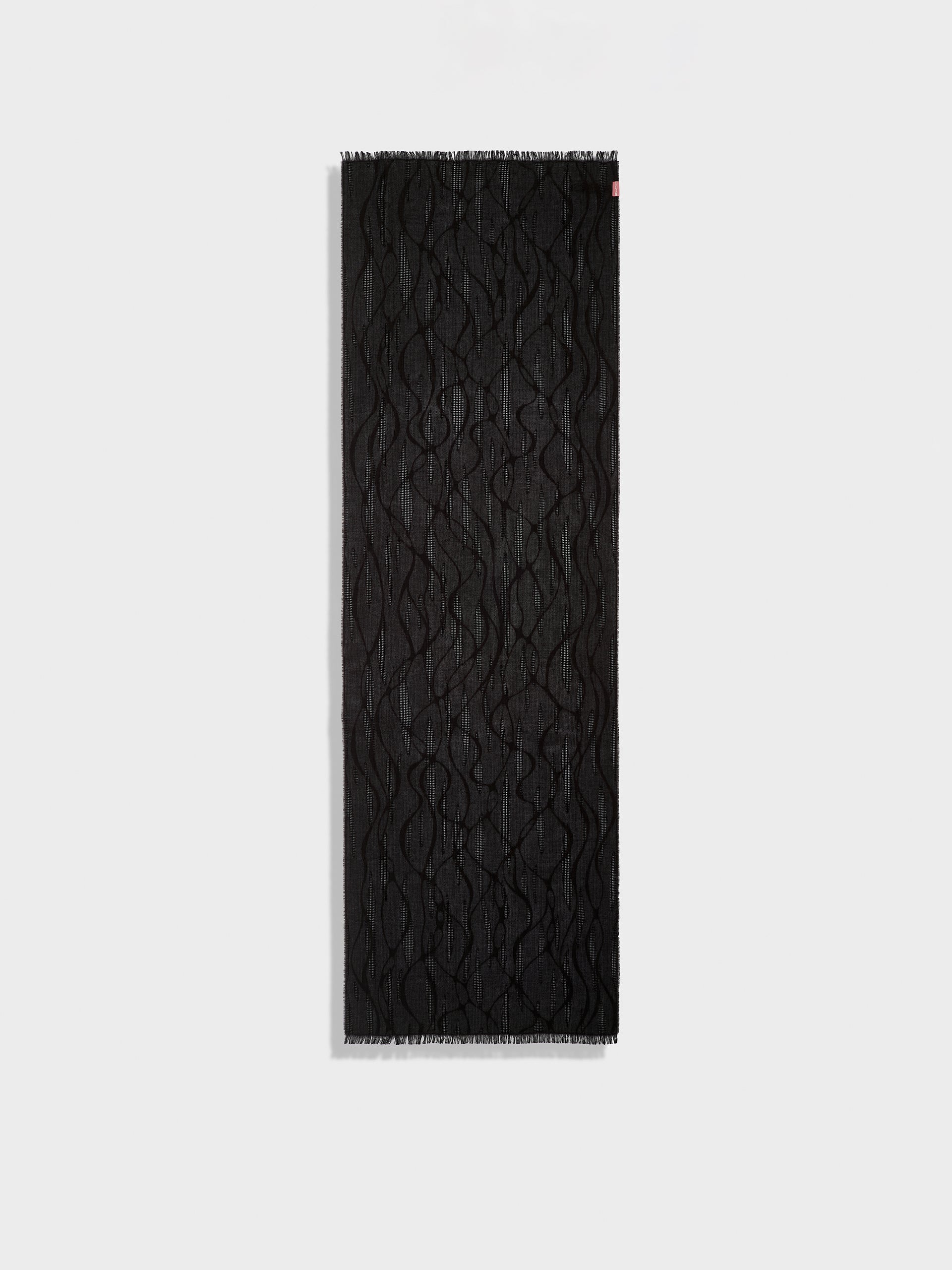 Zuniga Shawl Baby Alpaca Color Black - Image 6