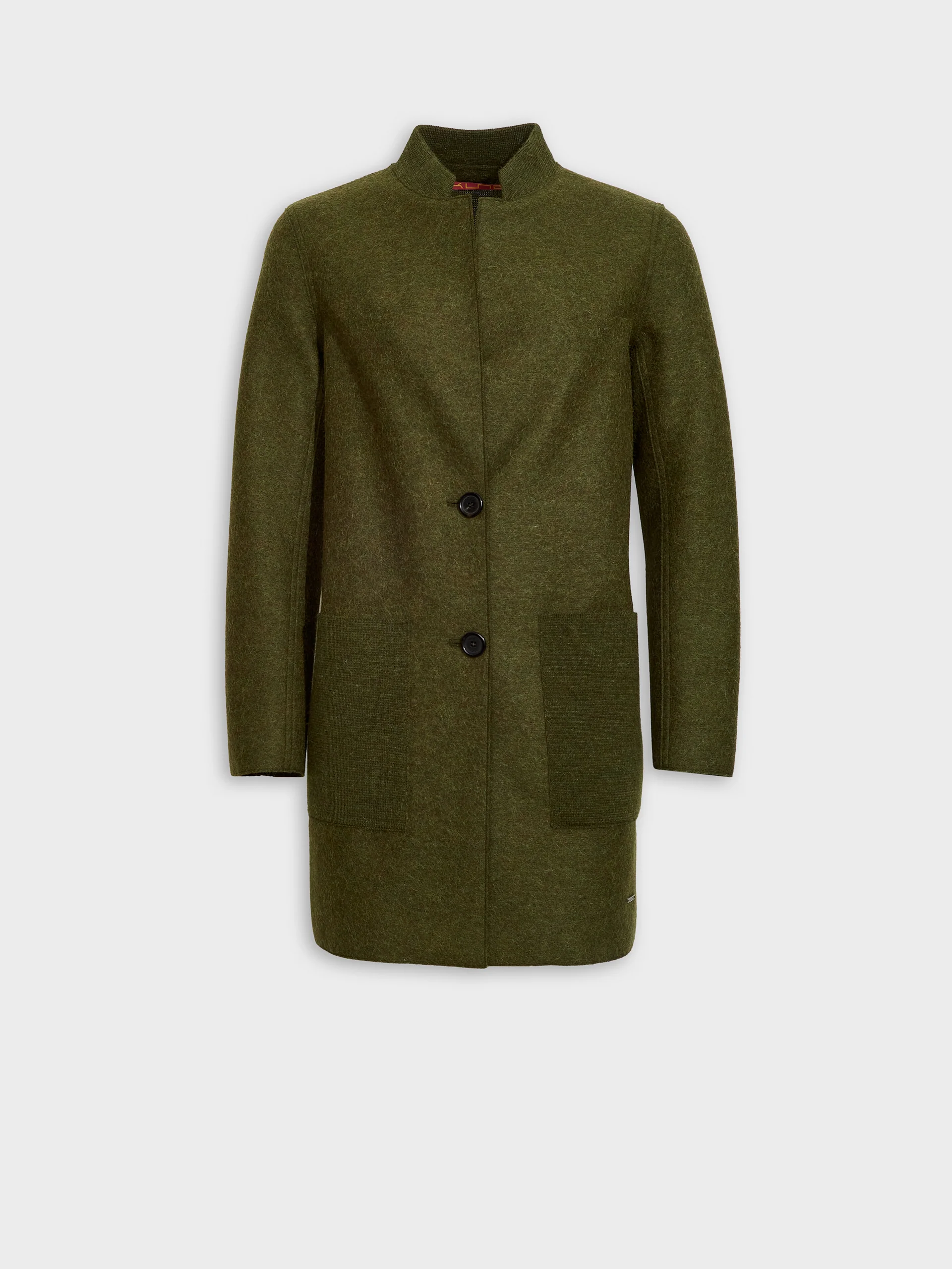 Zybil Coat Alpaca Color Green