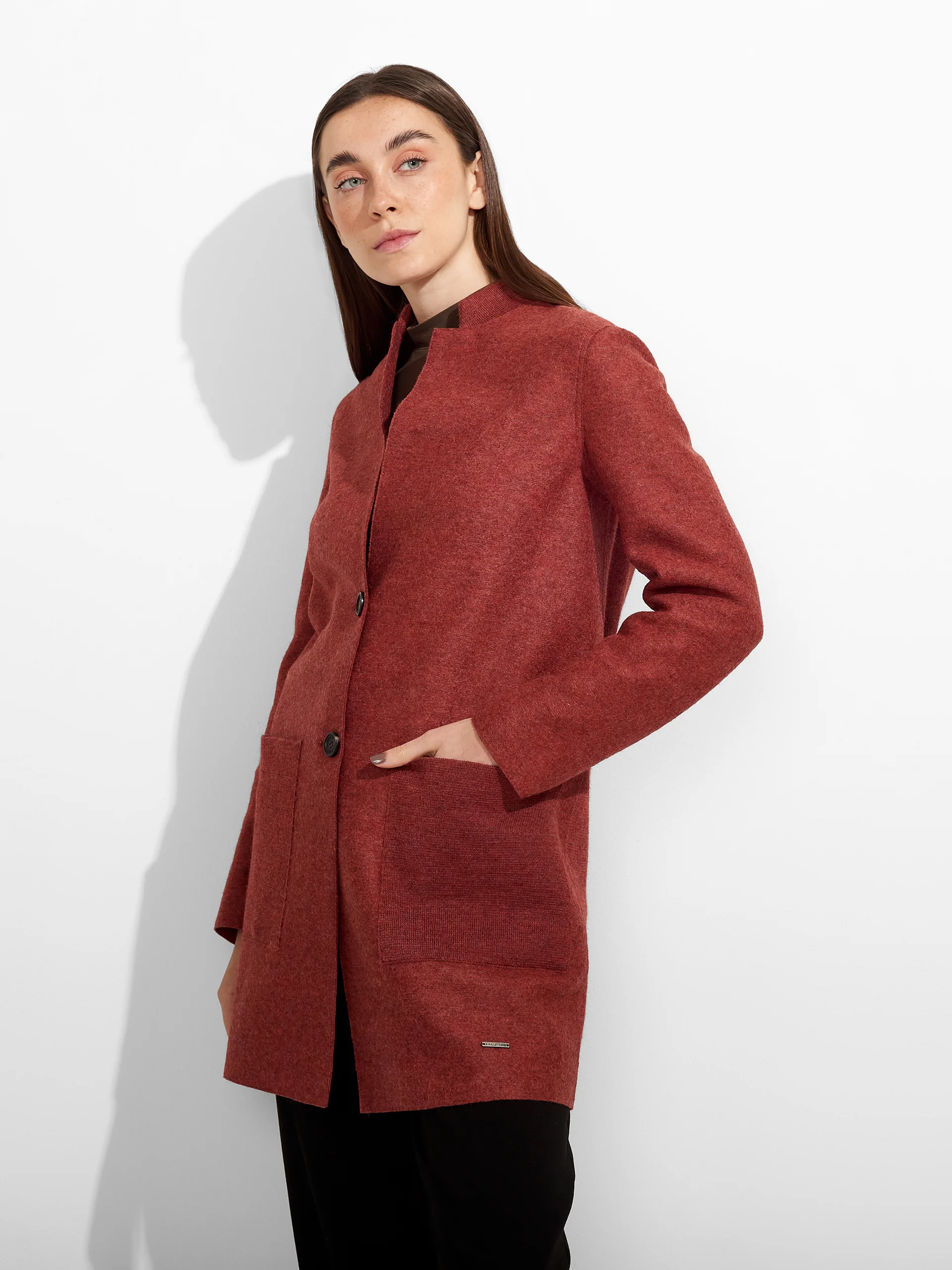 Zybil Coat Alpaca Color Red - Image 2